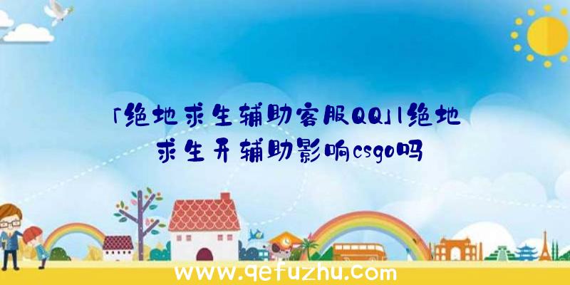 「绝地求生辅助客服QQ」|绝地求生开辅助影响csgo吗